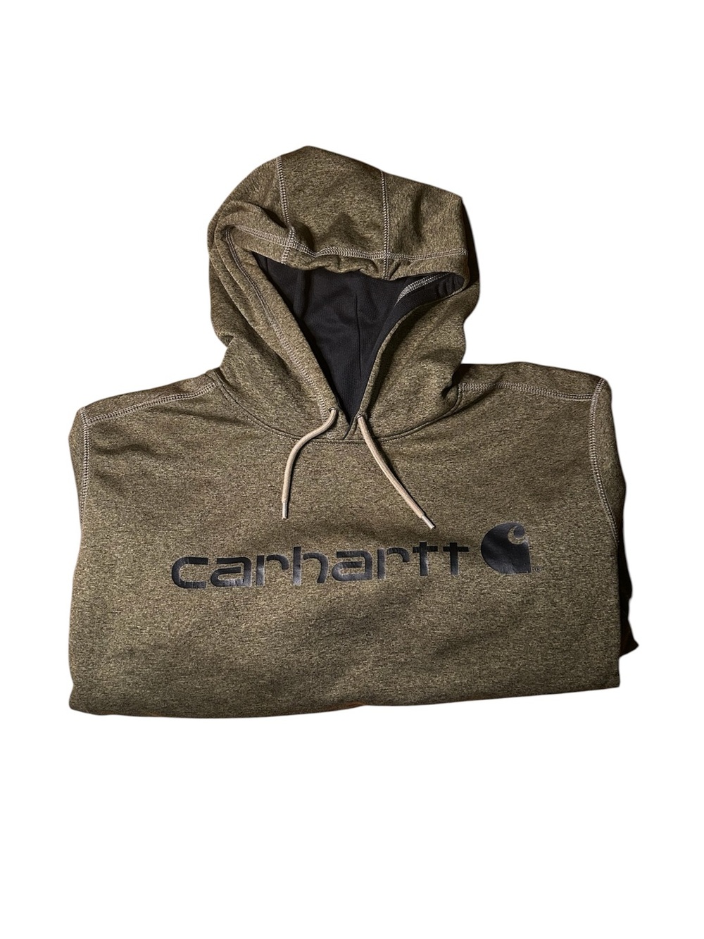 green Carhartt hoodie